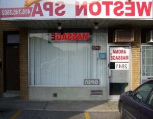 Engracia massage parlor in East Riverdale